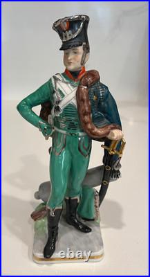 Vintage Antique ERNST BOHNE & SOHNE German Porcelain Figurine Soldier NO PLUME