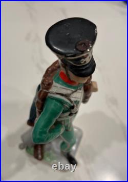 Vintage Antique ERNST BOHNE & SOHNE German Porcelain Figurine Soldier NO PLUME
