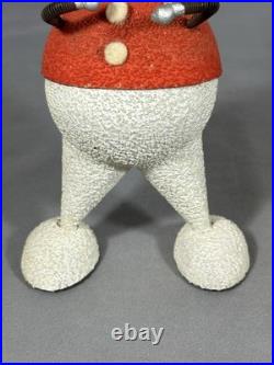 Vintage Antique Early German Candy Container Nodder Snowman Paper Mache Spring Vintage Antique Early German Candy Container Nodder Snowman Paper Mache Spring