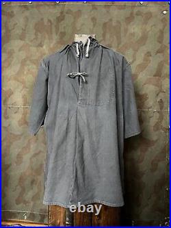 Vintage Antique European Work Shirt German Selvedge Sanforized Euro French