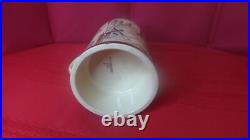 Vintage Antique German 727 Geschützt Ceramic Stein with Gnomes / Dwarves Bowling