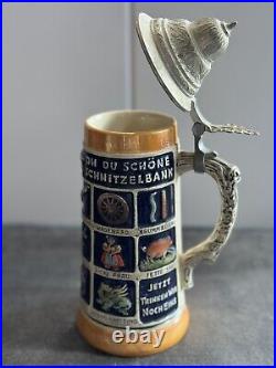 Vintage Antique German Beer Stein