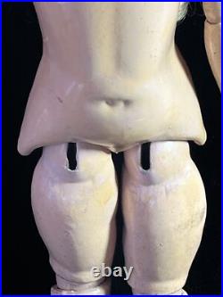 Vintage Antique German Bisque 22 Ball-Jointed Doll in LOVELY DRESS