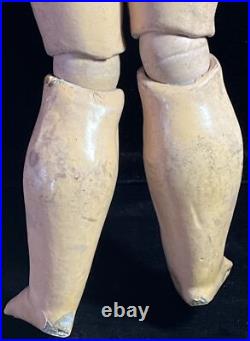 Vintage Antique German Bisque 22 Ball-Jointed Doll in LOVELY DRESS