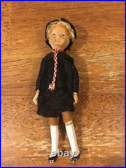 Vintage Antique German Bisque Doll Small 5 1/2 Inch