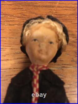 Vintage Antique German Bisque Doll Small 5 1/2 Inch