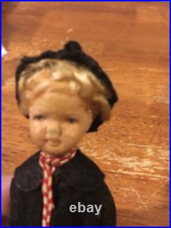 Vintage Antique German Bisque Doll Small 5 1/2 Inch