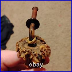 Vintage Antique German Ceramic Pipe with Linz painting