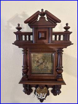 Vintage Antique German Deutsches Reichs Vienna Regulator Wall Clock Vintage Antique German Deutsches Reichs Vienna Regulator Wall Clock