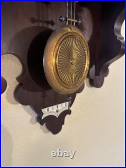 Vintage Antique German Deutsches Reichs Vienna Regulator Wall Clock Vintage Antique German Deutsches Reichs Vienna Regulator Wall Clock