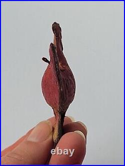 Vintage Antique German Dresden Cardboard Christmas Ornament Rooster 2 1/4/6cm Vintage Antique German Dresden Cardboard Christmas Ornament Rooster 2 1/4/6cm