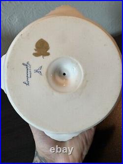 Vintage Antique German Dresden Hand Painted Porcelain Cigarette Holder, Ashtray Vintage Antique German Dresden Hand Painted Porcelain Cigarette Holder, Ashtray