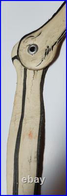 Vintage / Antique German Embossed Halloween Jointed Skeleton Decoration