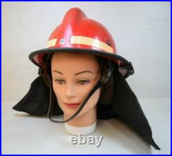 Vintage Antique German Fire Fighting Schuberth Helmet Firefighter Firefighting