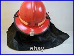 Vintage Antique German Fire Fighting Schuberth Helmet Firefighter Firefighting