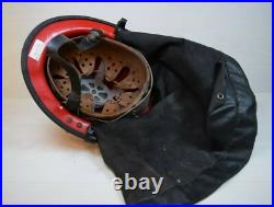 Vintage Antique German Fire Fighting Schuberth Helmet Firefighter Firefighting