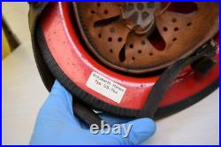 Vintage Antique German Fire Fighting Schuberth Helmet Firefighter Firefighting