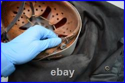 Vintage Antique German Fire Fighting Schuberth Helmet Firefighter Firefighting