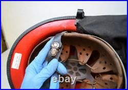Vintage Antique German Fire Fighting Schuberth Helmet Firefighter Firefighting