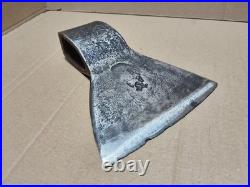 Vintage Antique German Hand Forged Axe Wrought Iron Forged Axes Forged Hatchets