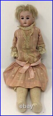 Vintage Antique German Hendron Doll Marked A 8/0 14 With Original Body