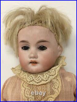 Vintage Antique German Hendron Doll Marked A 8/0 14 With Original Body