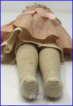 Vintage Antique German Hendron Doll Marked A 8/0 14 With Original Body