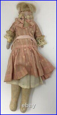 Vintage Antique German Hendron Doll Marked A 8/0 14 With Original Body