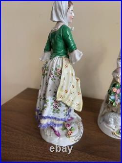 Vintage Antique German Kister Scheibe Alsbach porcelain Figurine A COUPLE
