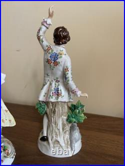 Vintage Antique German Kister Scheibe Alsbach porcelain Figurine A COUPLE