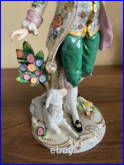 Vintage Antique German Kister Scheibe Alsbach porcelain Figurine A COUPLE