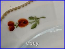 Vintage Antique German Meissen Porcelain Serving Tray / Platter with Floral Dec