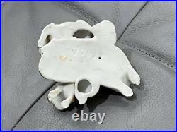 Vintage Antique German Porcelain Bulldog Mother & Puppies Figurine