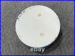Vintage Antique German Porcelain Dresser Box with Man & Woman Courting Decoration