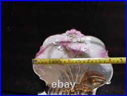 Vintage/Antique German Porcelain Lobster Handle Divided Serving Dish