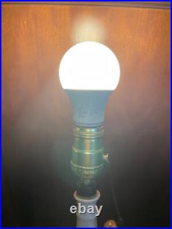 Vintage Antique German Porcelain Pair of Lamps with Courting Couple