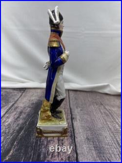 Vintage Antique German Scheibe Alsbach Napoleon GENERAL NEY Statue Figurine