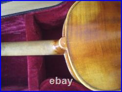 Vintage Antique German Violin Two Bows Knoll Bow