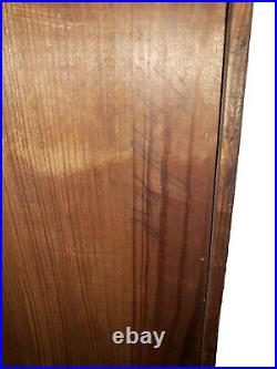 Vintage Antique German Wall Clock Wooden Chime Clock With Keys 29 Vintage Antique German Wall Clock Wooden Chime Clock With Keys 29