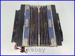 Vintage Antique German Wooden 12 Accordion Instrument 10 Keys Vintage Antique German Wooden 12 Accordion Instrument 10 Keys