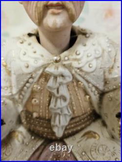 Vintage Antique Gilt German Oriental Man Emperor Nodder Hand Painted Germany Vintage Antique Gilt German Oriental Man Emperor Nodder Hand Painted Germany