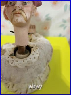 Vintage Antique Gilt German Oriental Man Emperor Nodder Hand Painted Germany Vintage Antique Gilt German Oriental Man Emperor Nodder Hand Painted Germany