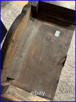 Vintage Antique Gustav Becker German Wall Box Clock Mechanical Movement Works