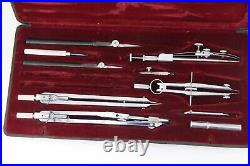 Vintage Antique Haff Präzision Spezial PS VII German Drawing Tools Set, READ