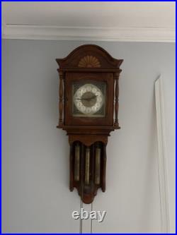 Vintage Antique Junghans German Vienna Regulator Wind Up Wall Clock