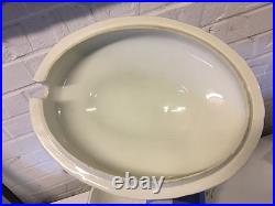 Vintage Antique KPM German Porcelain Tureen with Branch Style Handles