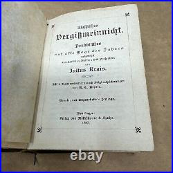 Vintage / Antique Klassisches Vergissmeinnicht Book Rare German Forget Me Not