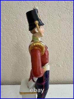 Vintage Antique Likely German Porcelain Military Soldier Figurine