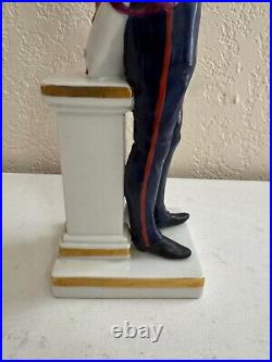 Vintage Antique Likely German Porcelain Military Soldier Figurine