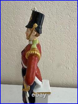 Vintage Antique Likely German Porcelain Military Soldier Figurine